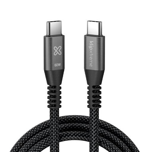 Cable USB-C a USB-C Klip Xtreme KAC-250 10ft 60W
