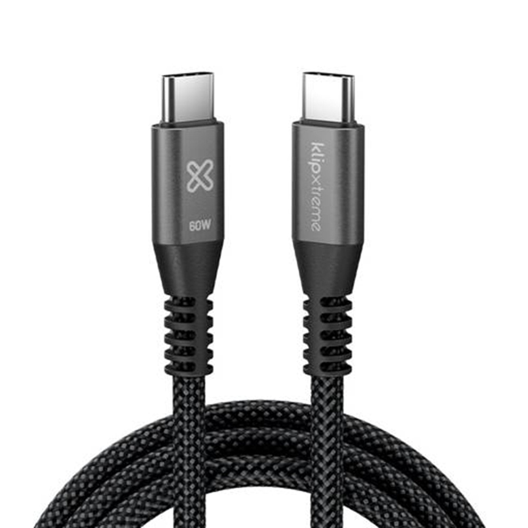 Cable USB-C a USB-C Klip Xtreme KAC-250 10ft 60W - klip xtreme