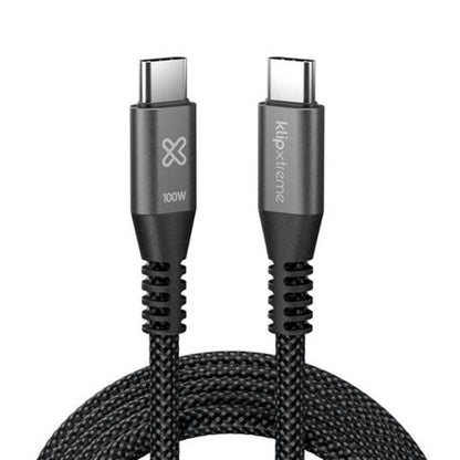 Cable USB-C a USB-C Klip Xtreme PowerGo 550 100W 3m - klip xtreme