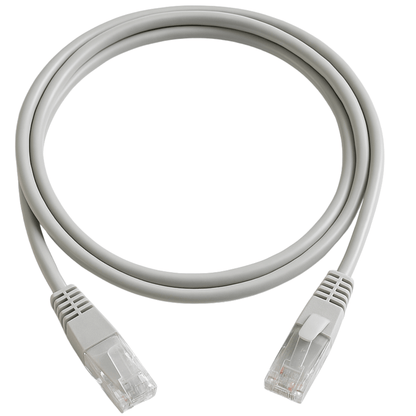 Cable de Red Cat6 2 metros Gris Patch Cord Certificado Fluke