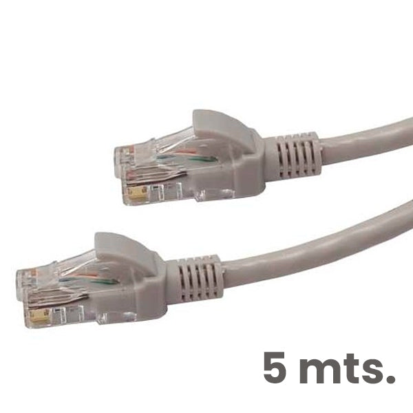 Imagen de Patch Cord Cat5e 5 Mts / Cable de Red 5Mts Cat5e Dispositivos