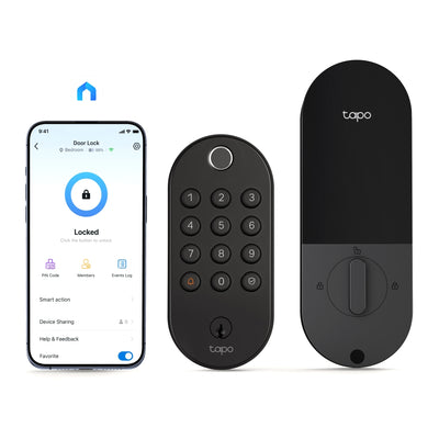 Cerradura Inteligente Tapo DL105 Huella Digital APP Clave