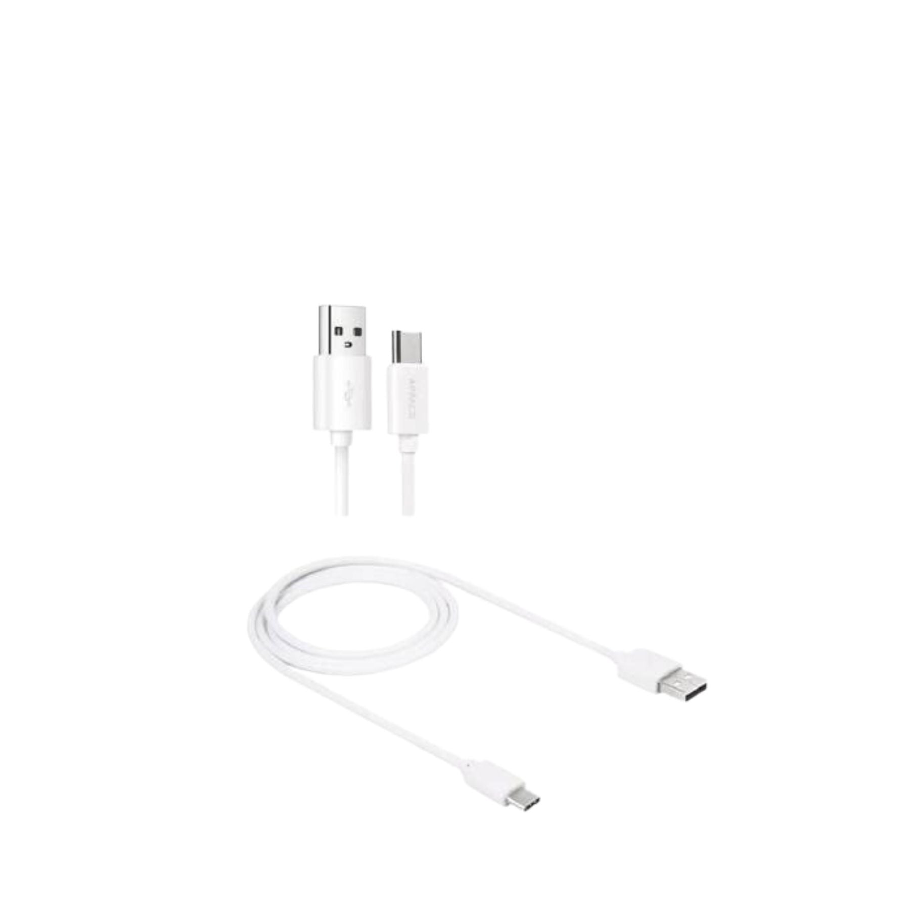 Cable de Carga USB tipo C  Blanco Carga Rápida de 2.4amp 2M - cable carga