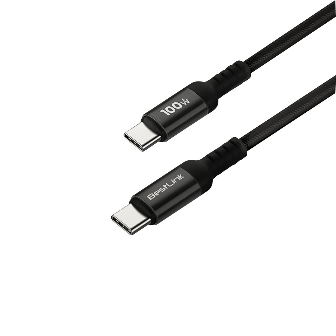 Cable USB-C a USB-C 100W Carga Rápida 1.2m BL-CHCB