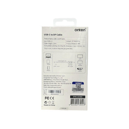 Cable USB-C a DisplayPort 8K 60Hz Onten OTN-UC955 1.8 m