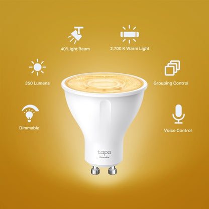 Ampolleta Bombilla LED Blanca Cálida WiFi GU10 Tapo L610 - link tapo