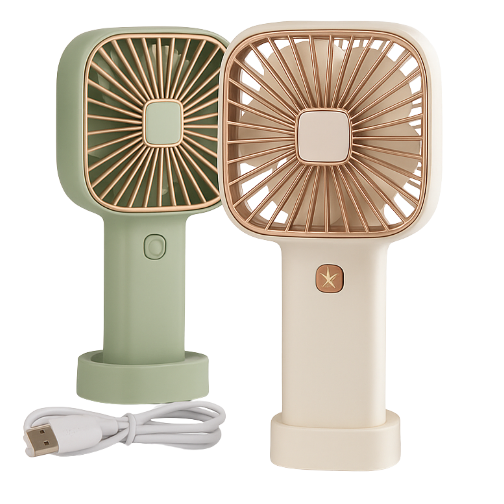 Ventilador Portátil Recargable de Mano y Escritorio USB MS-121 - ventilador portátil