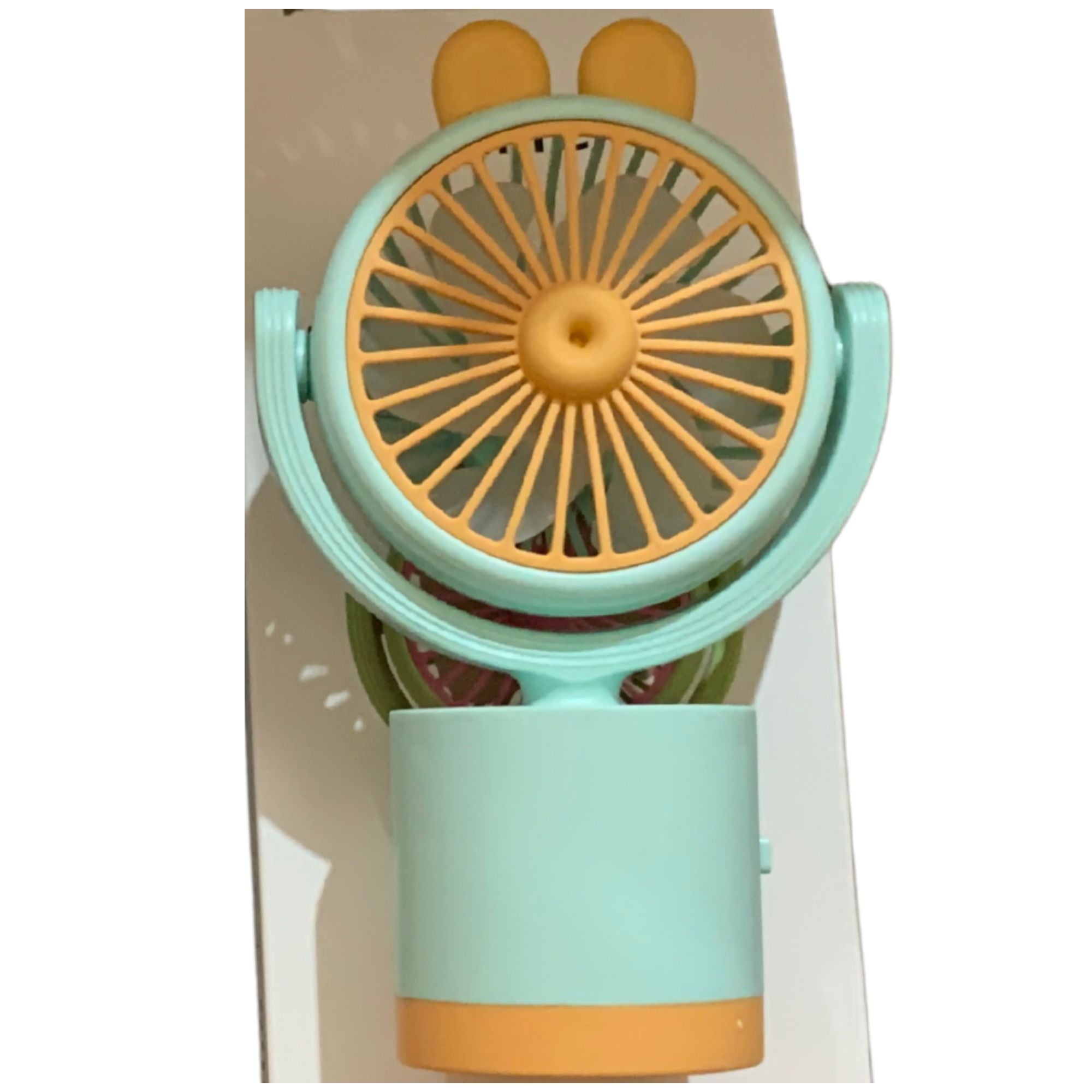 Ventilador Portátil USB Orejitas 4 Colores – Mini Silencioso