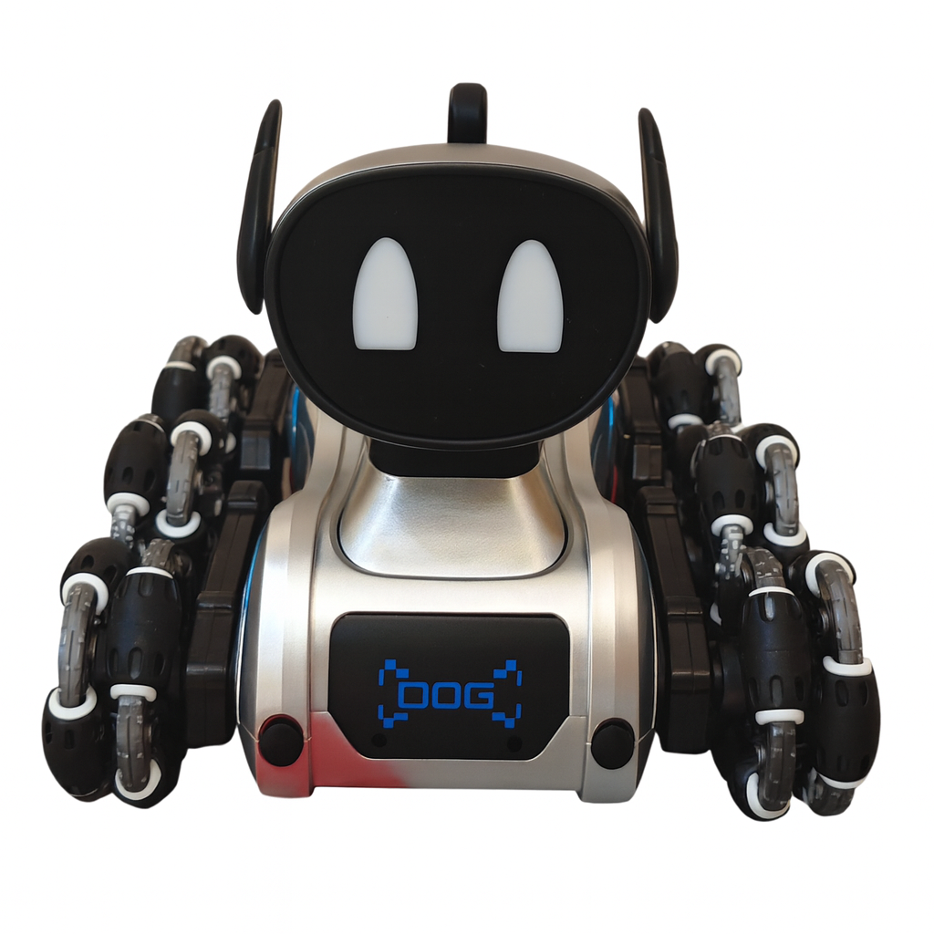 Perro Robot a Control Remoto con Ruedas Omni-direccionales 360°