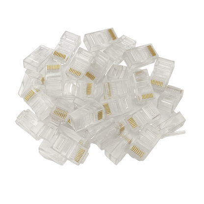 Optimiza tus instalaciones de red con el Pack de 100 conectores RJ45 Cat6