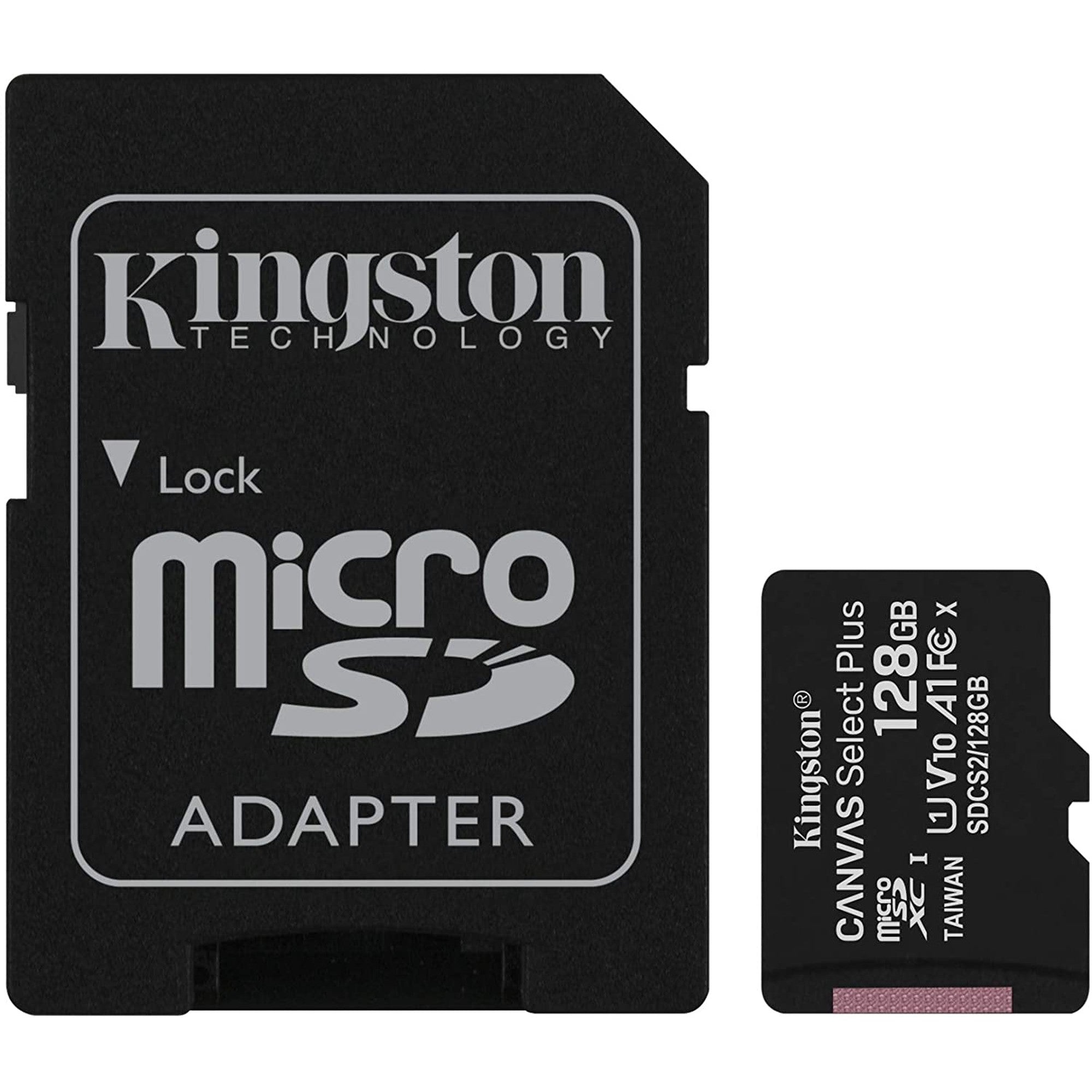 Memoria MicroSD 128GB Kingston Canvas Select Plus SDCS2SP
