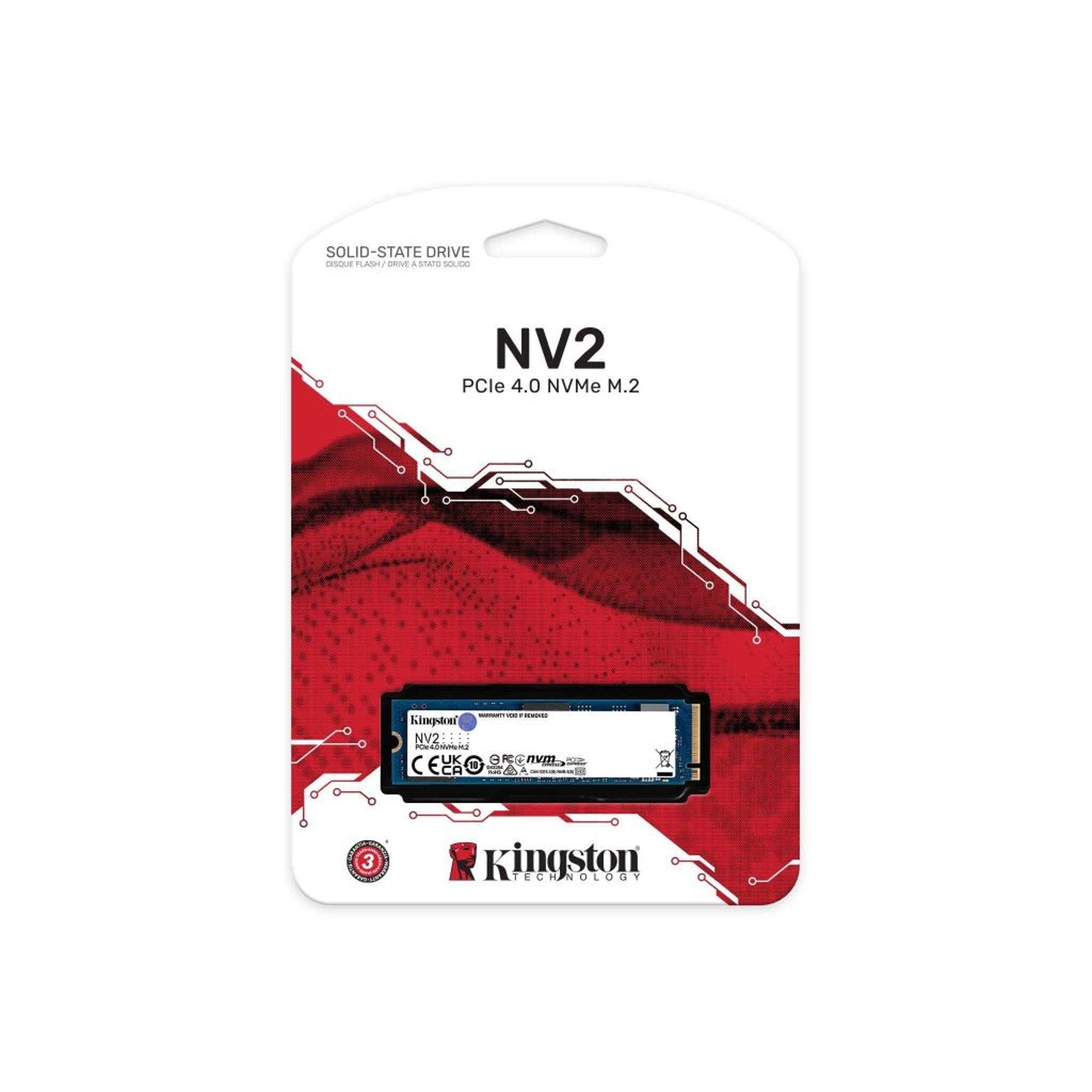 Disco Solido Ssd M.2 500G Nvme Kingston Nv2 Pcie 4.0 - kingston nvme