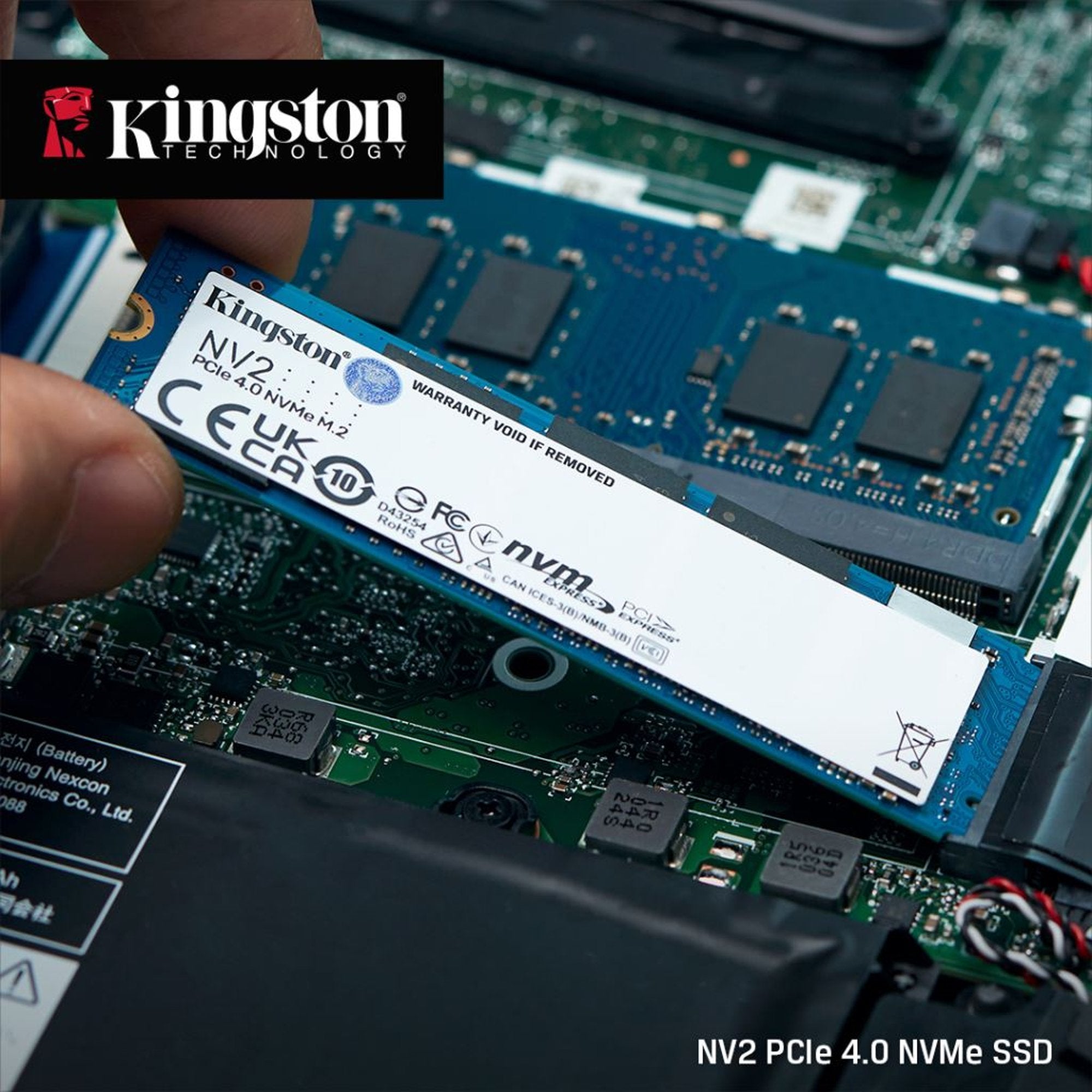 Disco Solido Ssd M.2 500G Nvme Kingston Nv2 Pcie 4.0 - kingston nvme
