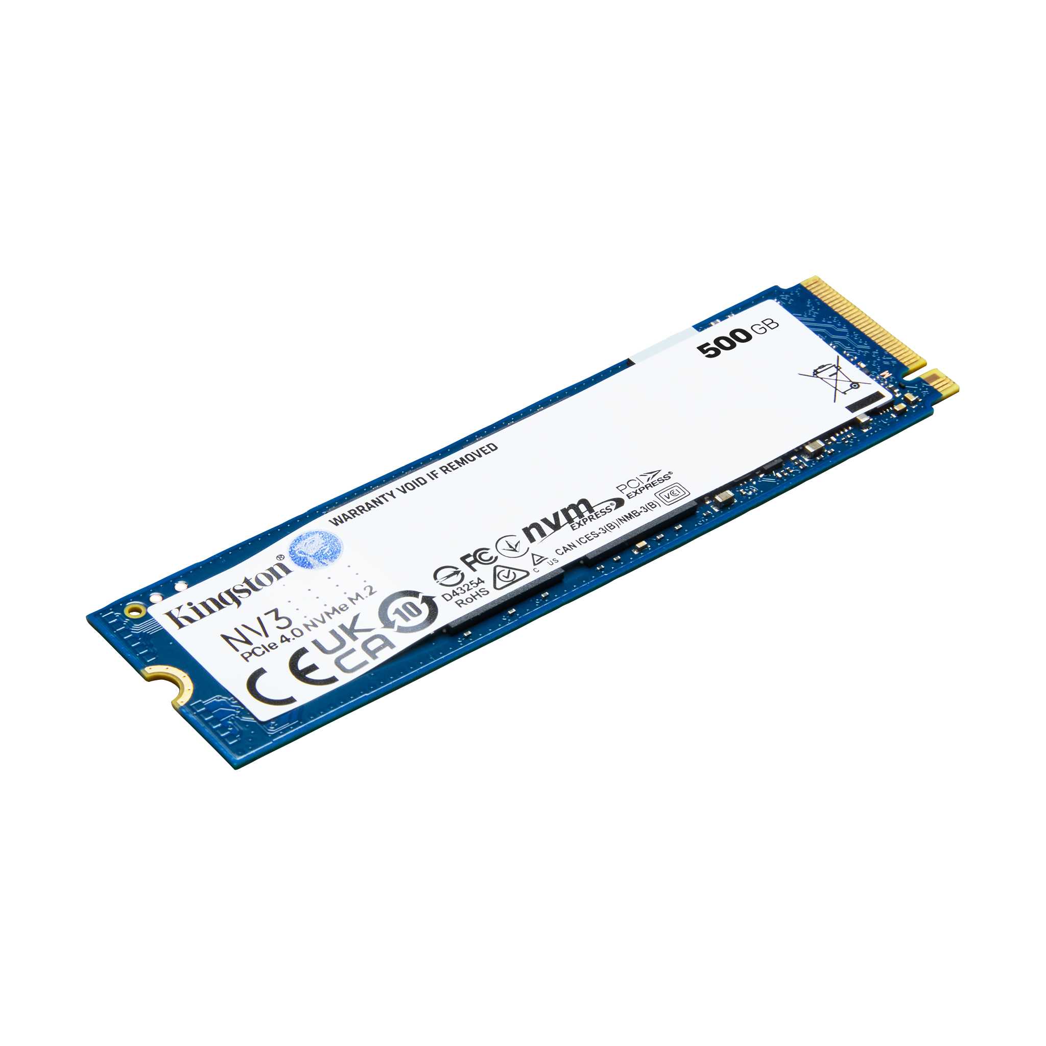 Disco Solido Kingston NV3 500 GB Gen4 para notebooks