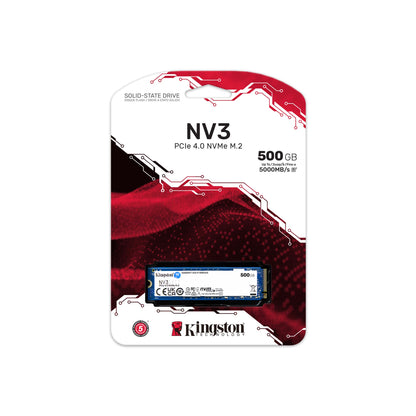 Disco Solido Kingston NV3 500 GB Gen4 para notebooks