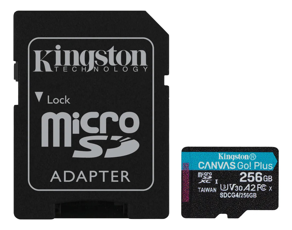 Memoria Microsd Kingston Canvas Go Plus Gen4 256gb 200mb/s