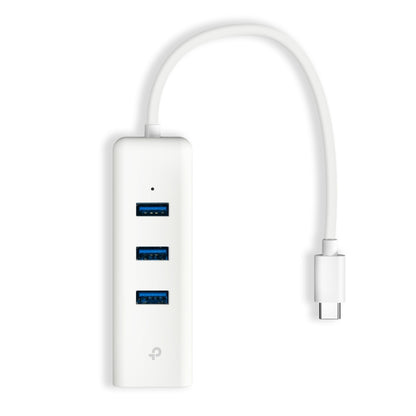 Adaptador Hub USB tipo C 3 puertos USB y Puerto Lan Gigabit - link ue330c