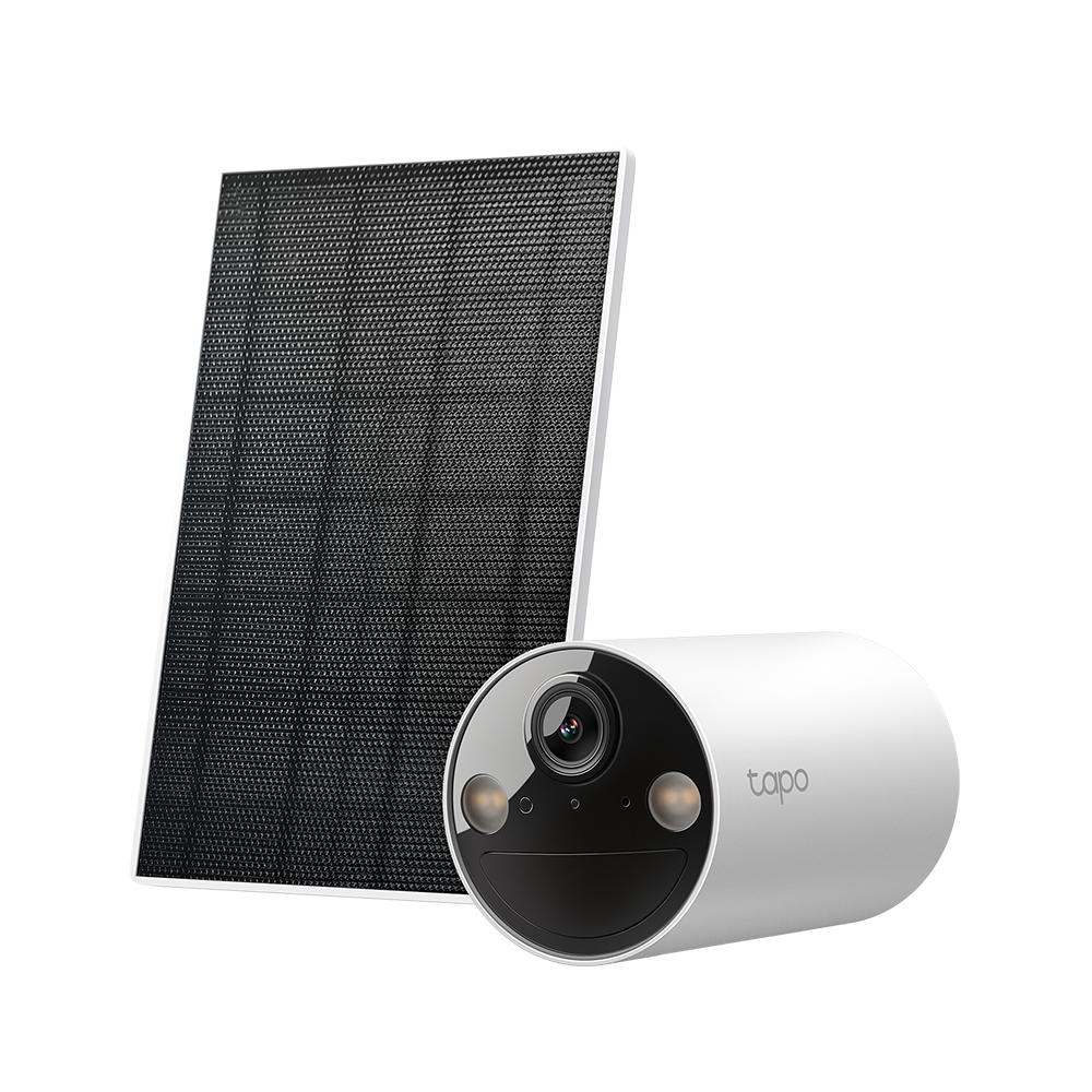 Kit de Cámara de Seguridad Wi-Fi con Panel Solar Tapo C410 K - link tapo