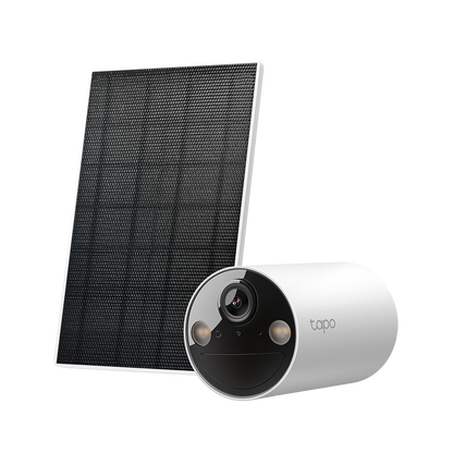 Kit de Cámara de Seguridad Wi-Fi con Panel Solar Tapo C410 K - link tapo