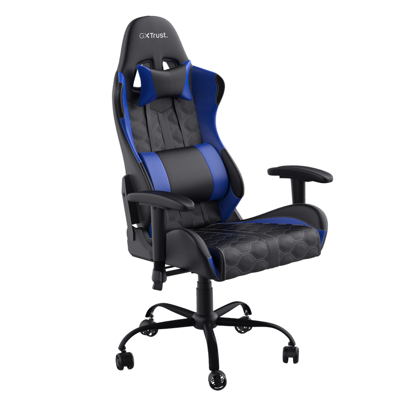 Silla Gamer Trust Resto Azul GXT708B - silla juegos