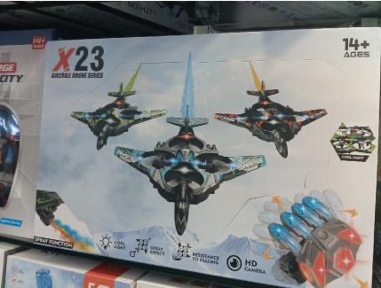 Drone Jet con Control de Gestos, Luces y Efecto Spray
