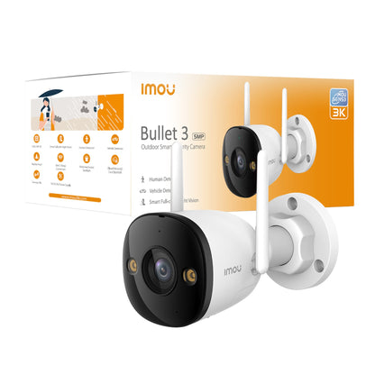 Camara de Seguridad Wifi Exterior Bullet 3 Imou 5MP 3K - imou s3en