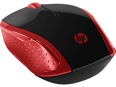 Mouse Inalámbrico HP 200 Rojo 1000 DPI Con Receptor USB