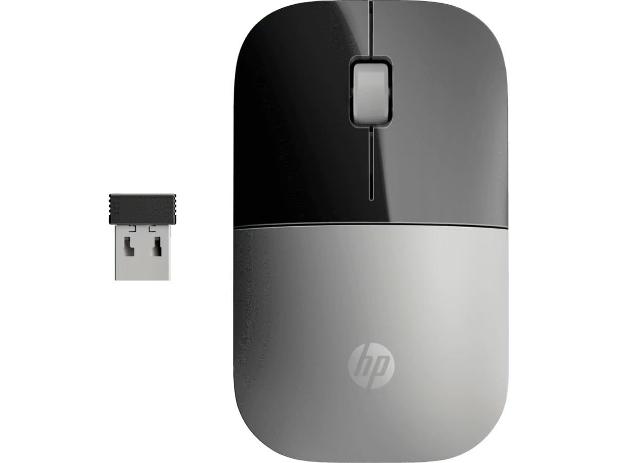 Mouse HP Dual Z3700 inalámbrico plateado