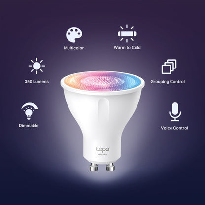 Ampolleta Bombilla GU10 Multicolor WiFi Tapo L630 (2-Pack) - link tapo