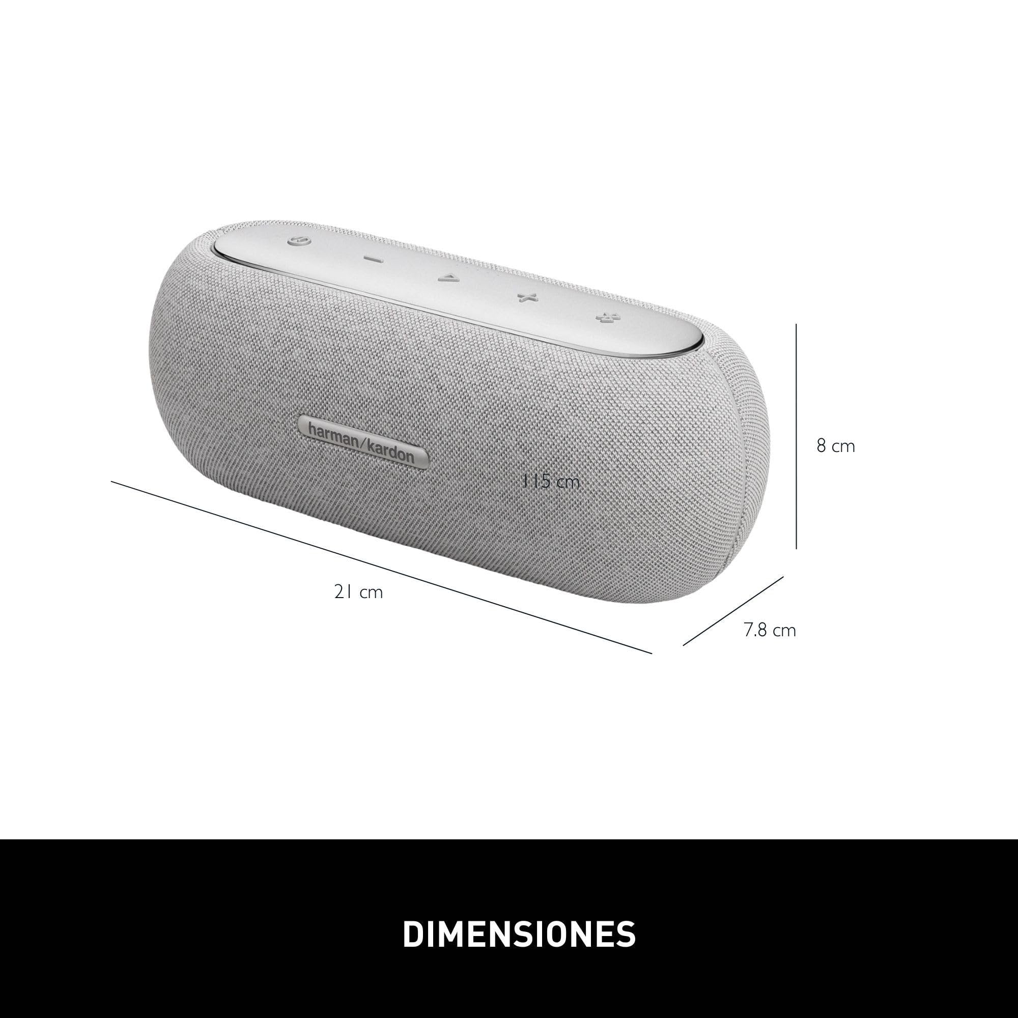 Parlante Bluetooth Portátil Harman Kardon Luna Gris - harman kardon