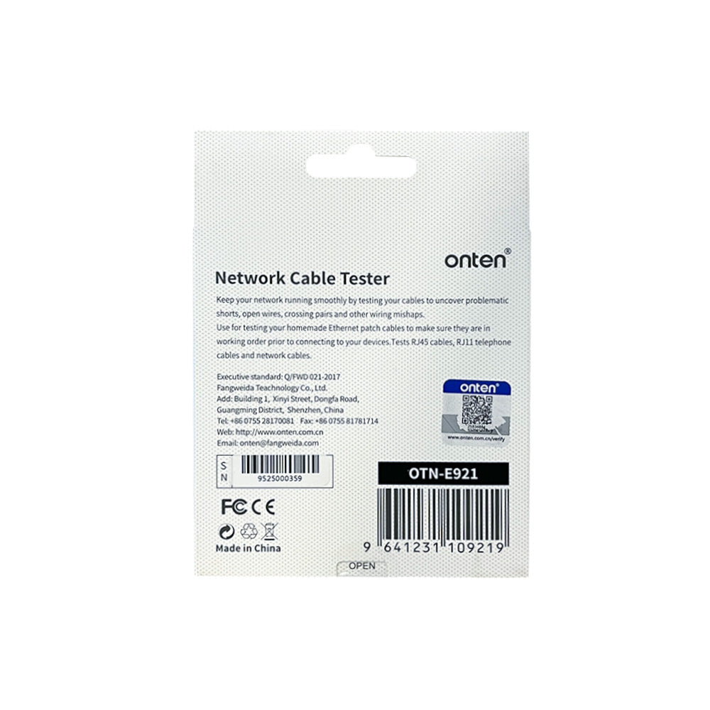 Tester de Red RJ45 Oten OTN-E921 Profesional