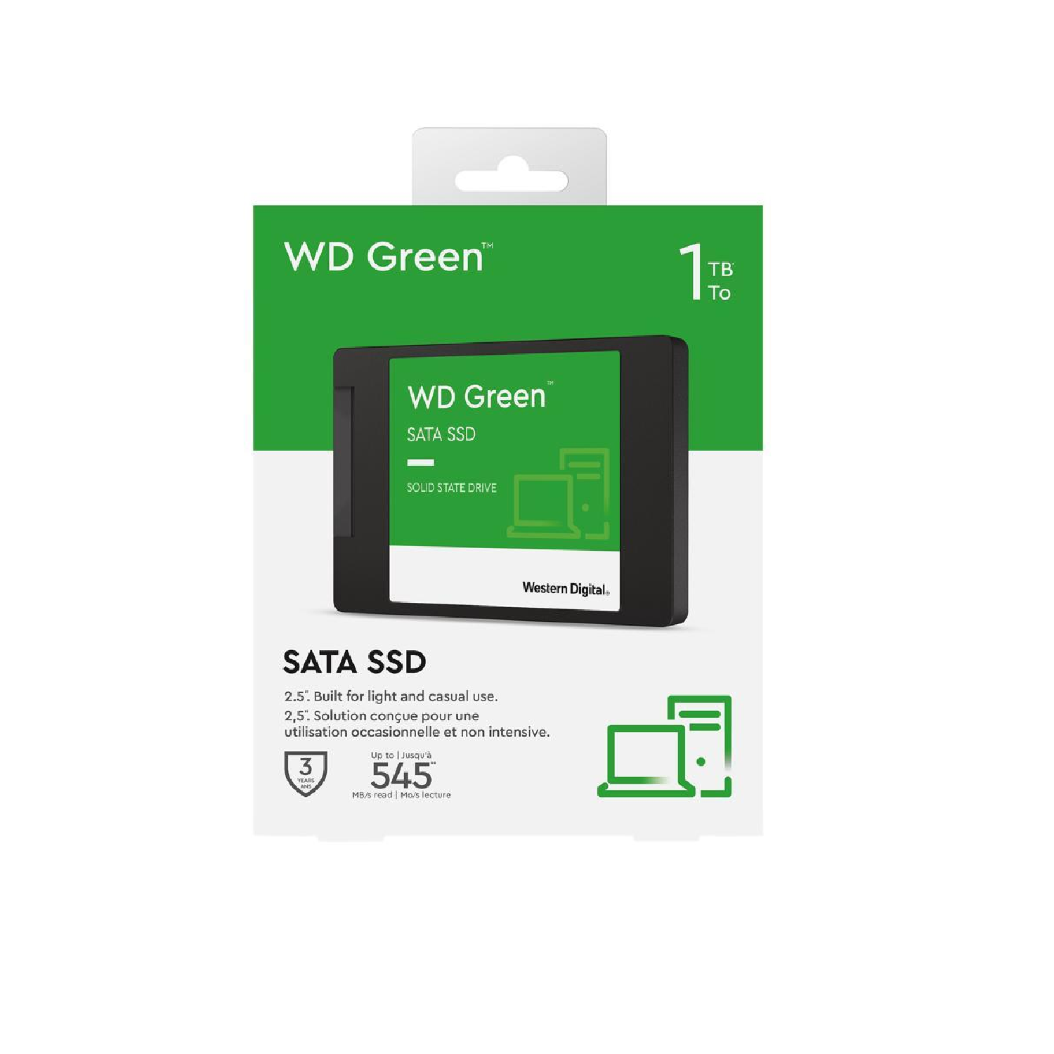 Disco Sólido Ssd 1 TB Sata Interno Wd Green Wds100t3g0a - disco duro