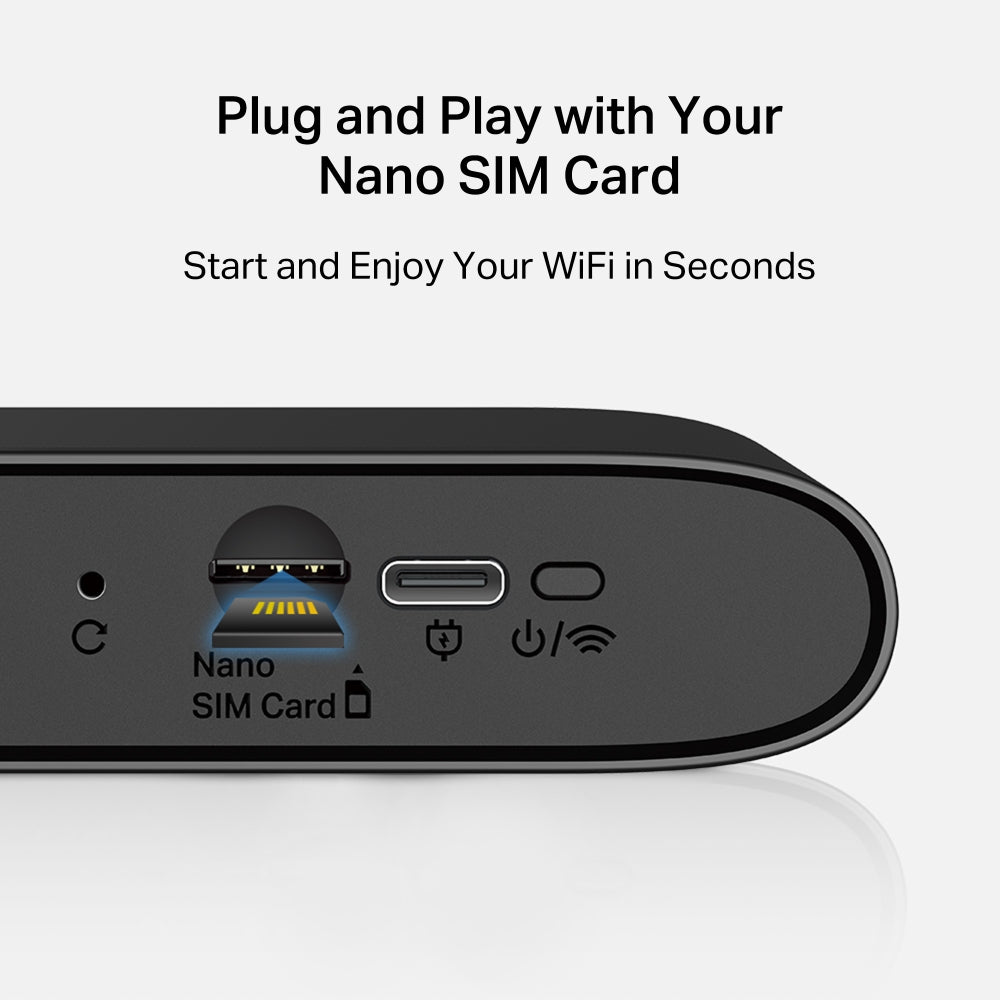 Router Portatil 4G LTE Mercusys MT110 WiFi 150 Mbps