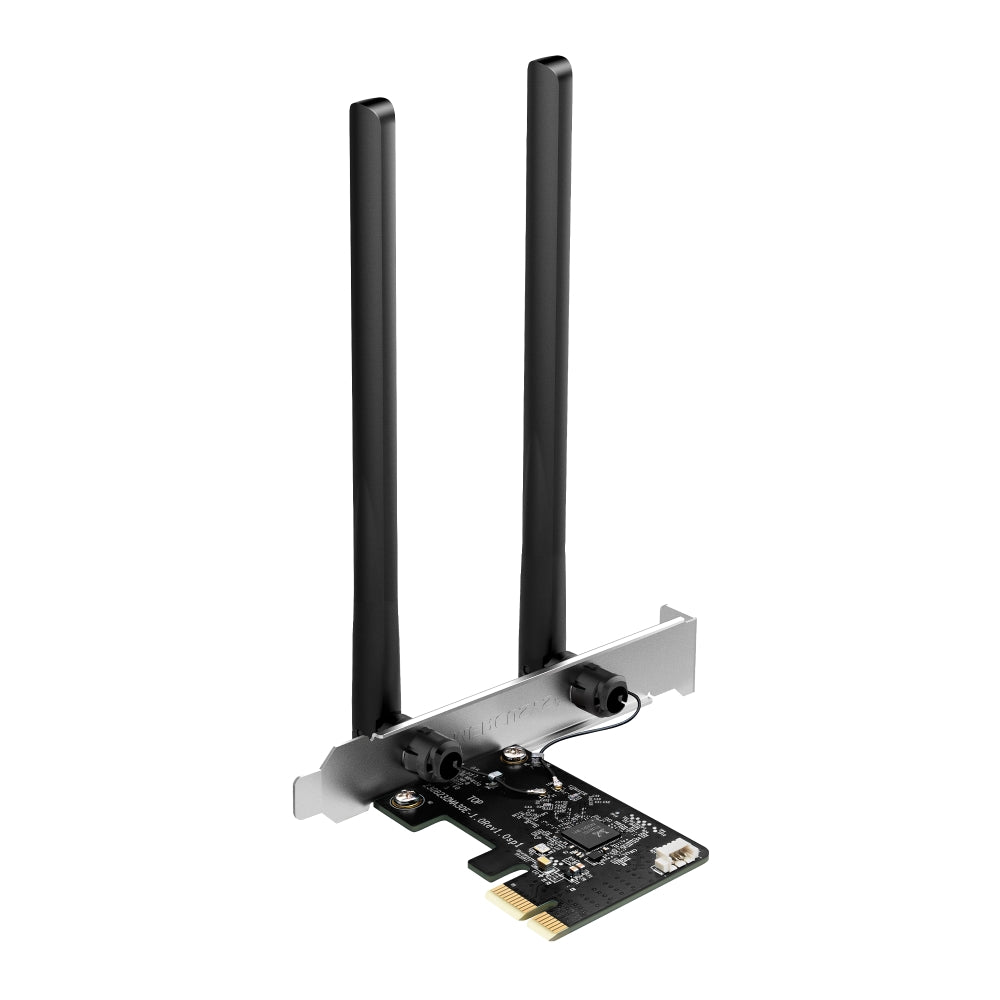 Adaptador PCIe Mercusys MA30E Wi-Fi dual banda y Bluetooth