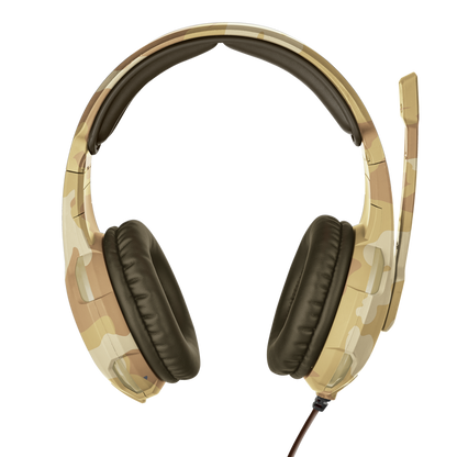 Imagen de Audifonos Gamer Trust Radius Gxt 310D Desert Camo Cable