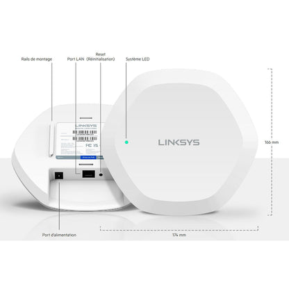 Access Point Dual Band PoE Linksys LAPAC1300C Cloud Manager - linksys lapac1300c