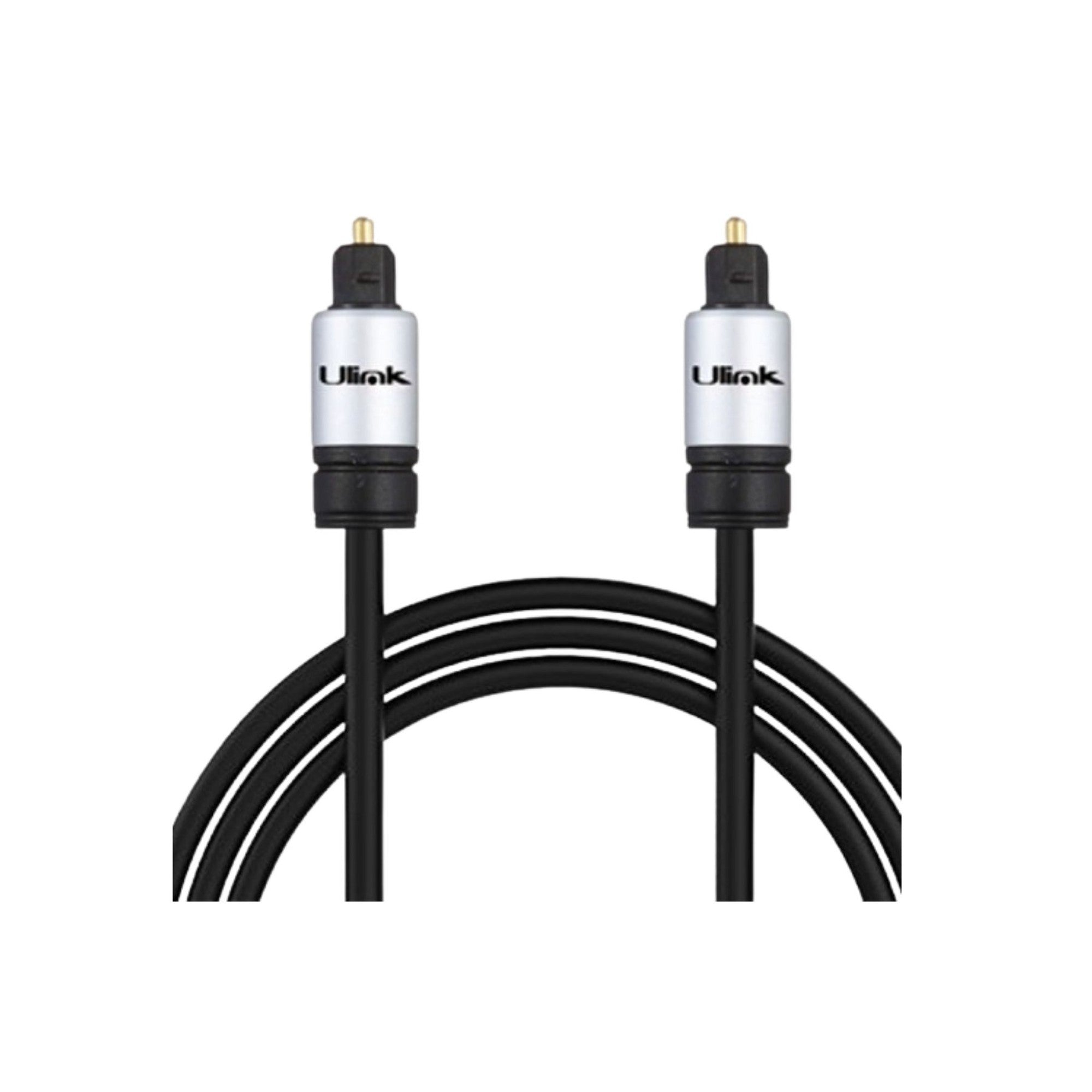 Cable De Audio Optico Digital Toslink Con Conectores Dorados - cables toslink