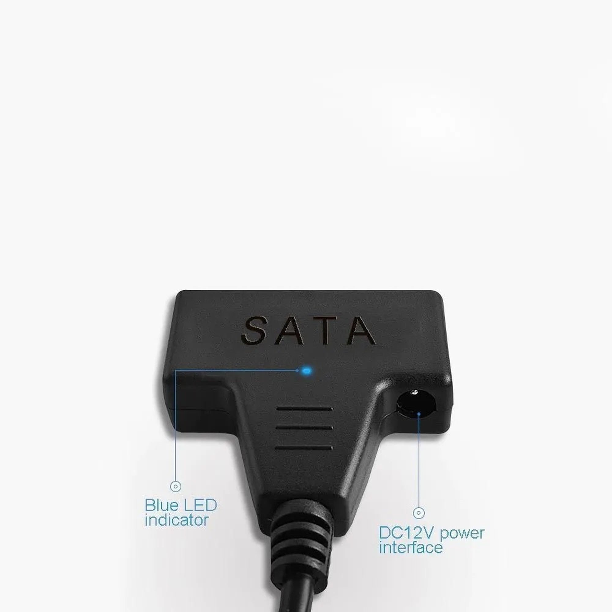 Adaptador Usb 3.0 A Sata Con Doble Usb + Puerto Dc + Caja - disco duro
