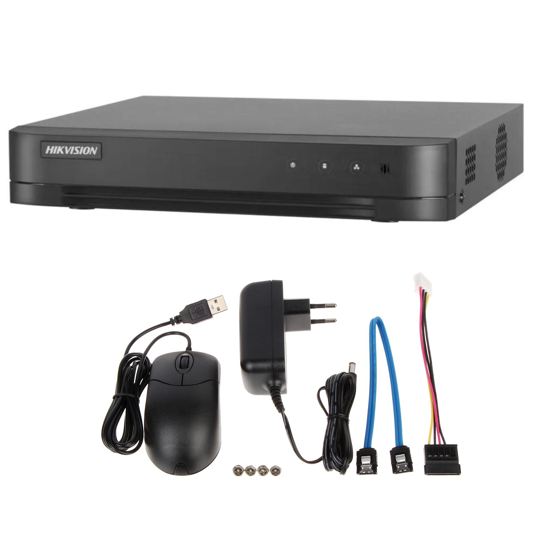 DVR 8ch + 2ip Ó 10 IP Sop 3k 5MPHikvision Acusense Sop. 1hdd - modelo 7208hqhi