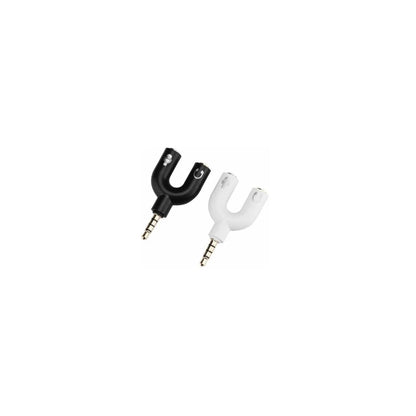 Adaptador Audífono Y Micrófono A Un Plug 3.5mm En U - construido materiales