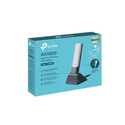 Adaptador USB Wifi 6 de Alta Ganancia AX1800 Archer TX20Uh