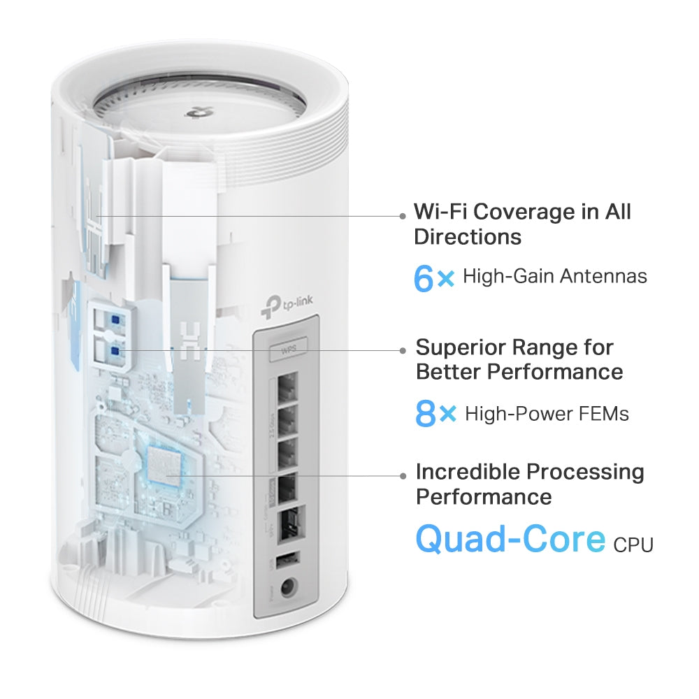 TP‑Link Deco BE75 Mesh Wi‑Fi 7 2‑pack