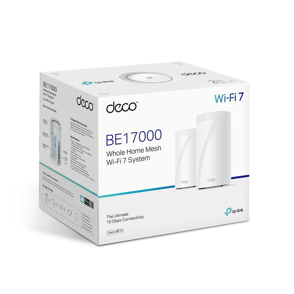 TP‑Link Deco BE75 Mesh Wi‑Fi 7 2‑pack