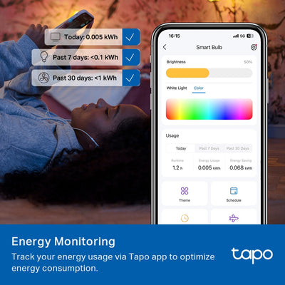Ampolleta Inteligente TP-Link Tapo L535E WiFi Matter RGB