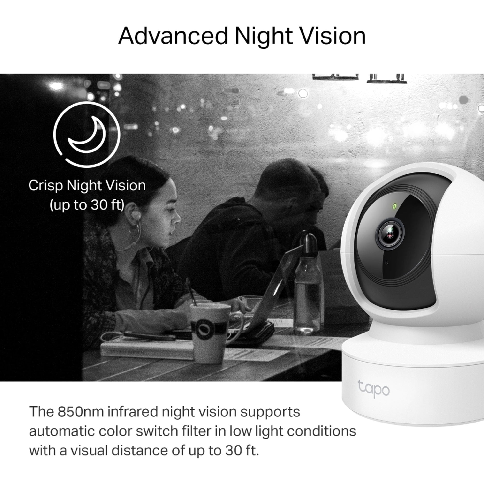 Camara Wifi De Seguridad Motorizada 2K Tapo C212 - tapo c212