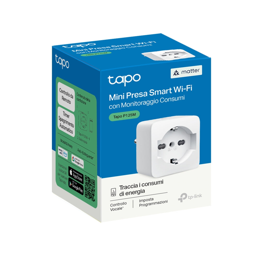 Imagen de Enchufe Mini Smart WiFi Socket con Monitorización Tapo P125M Dispositivos