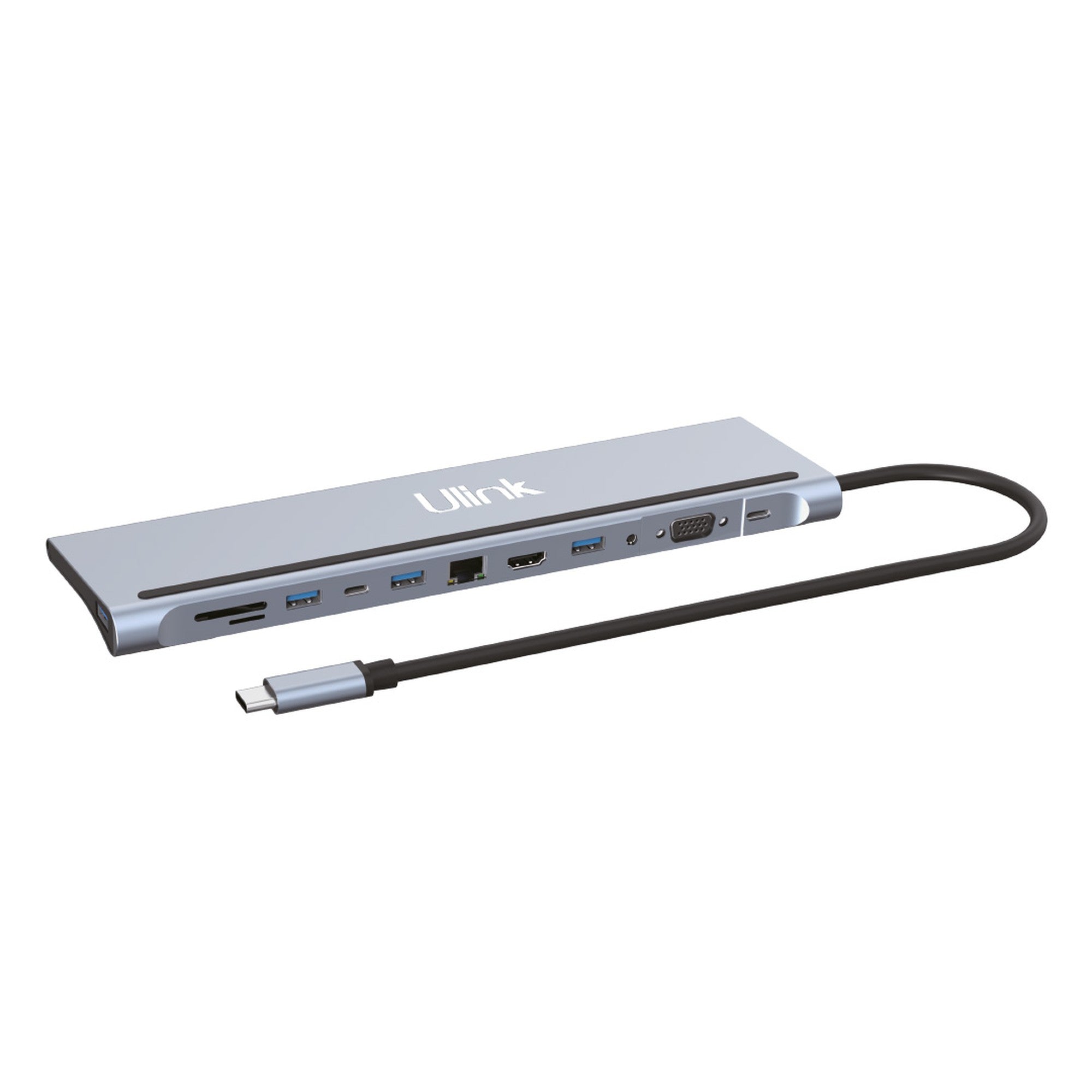 Adaptador Multipuerto USB C 12 en 1 UL-ADC121 de Aluminio - adaptador multipuerto