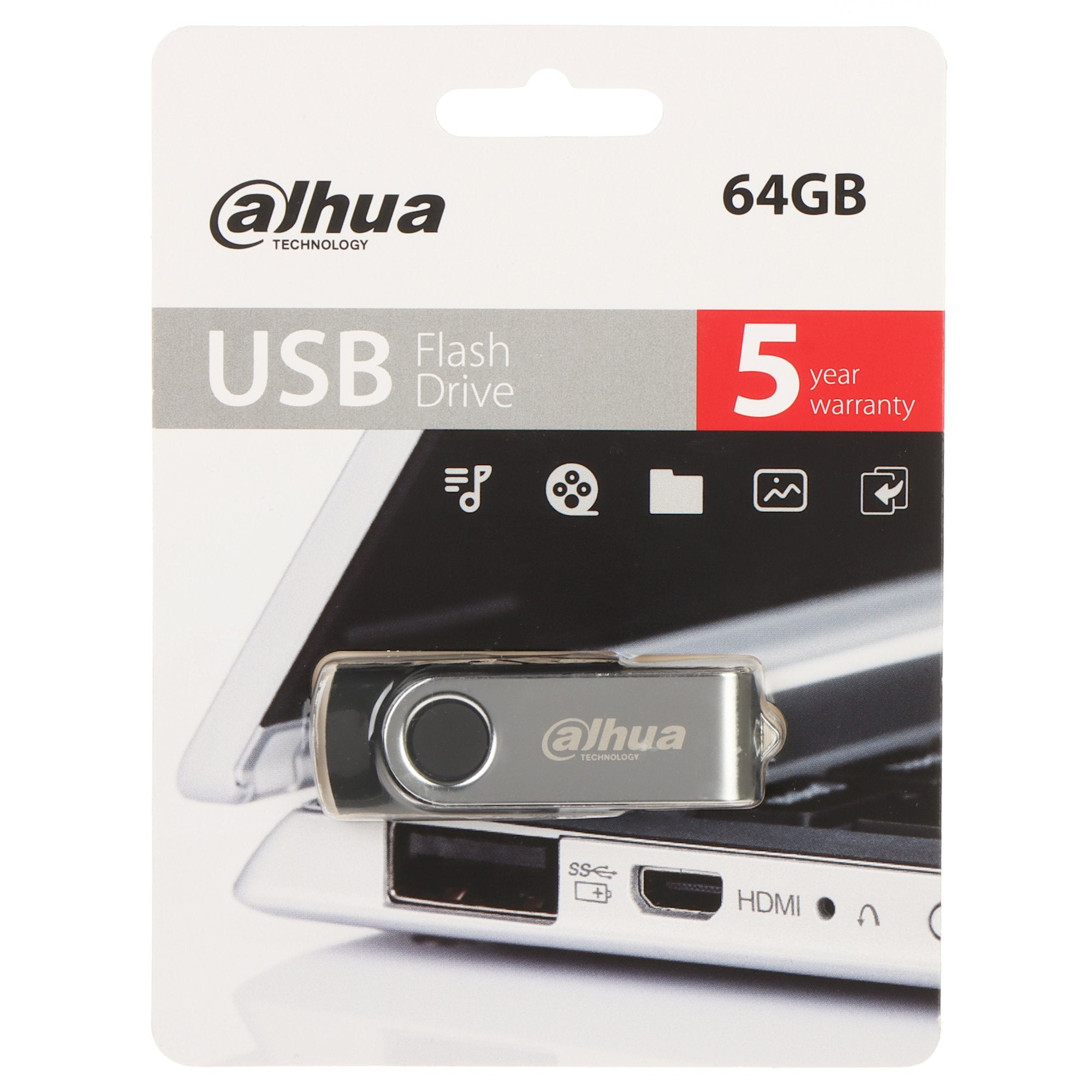 Pendrive 64Gb Dahua DHI-USB-U116-20-64GB - u116 64gb
