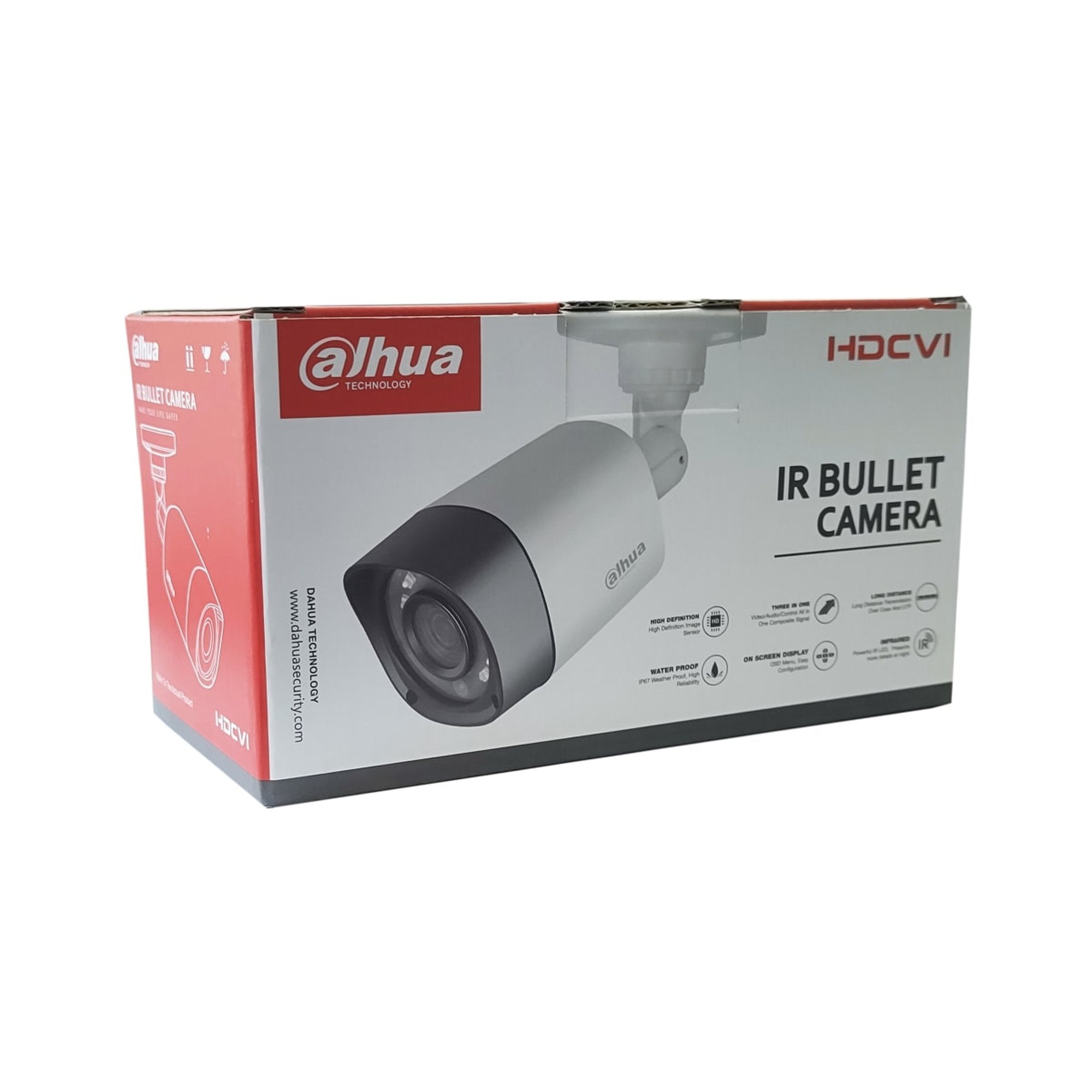 Camara Bullet Analoga 4k Dahua IR20 LF 2.8mm - modelo hfw1800rn