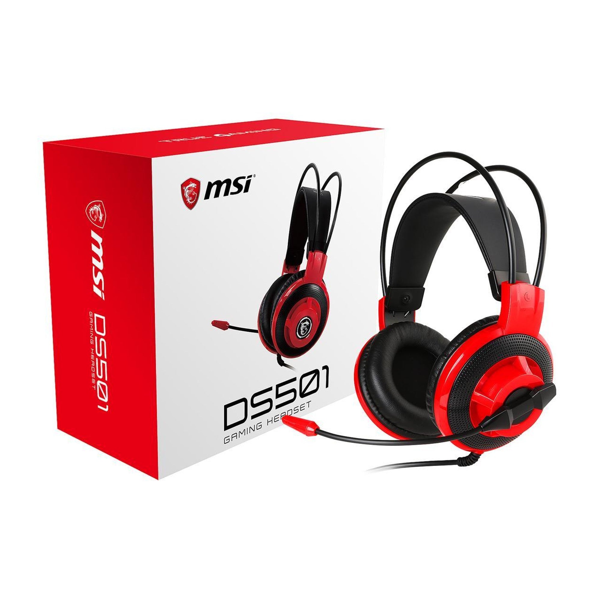 Audifonos Gamer Msi Ds501 Pc/ps4/xbox/nsw - drivers grandes
